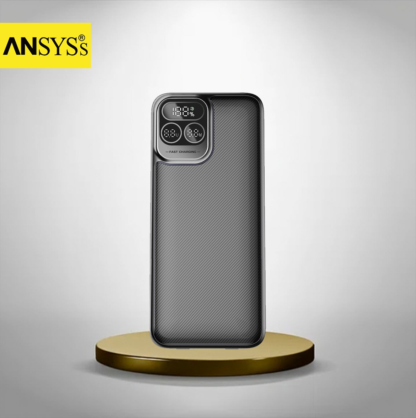 20K mAh PB-120 2in1 Bulit-in cables