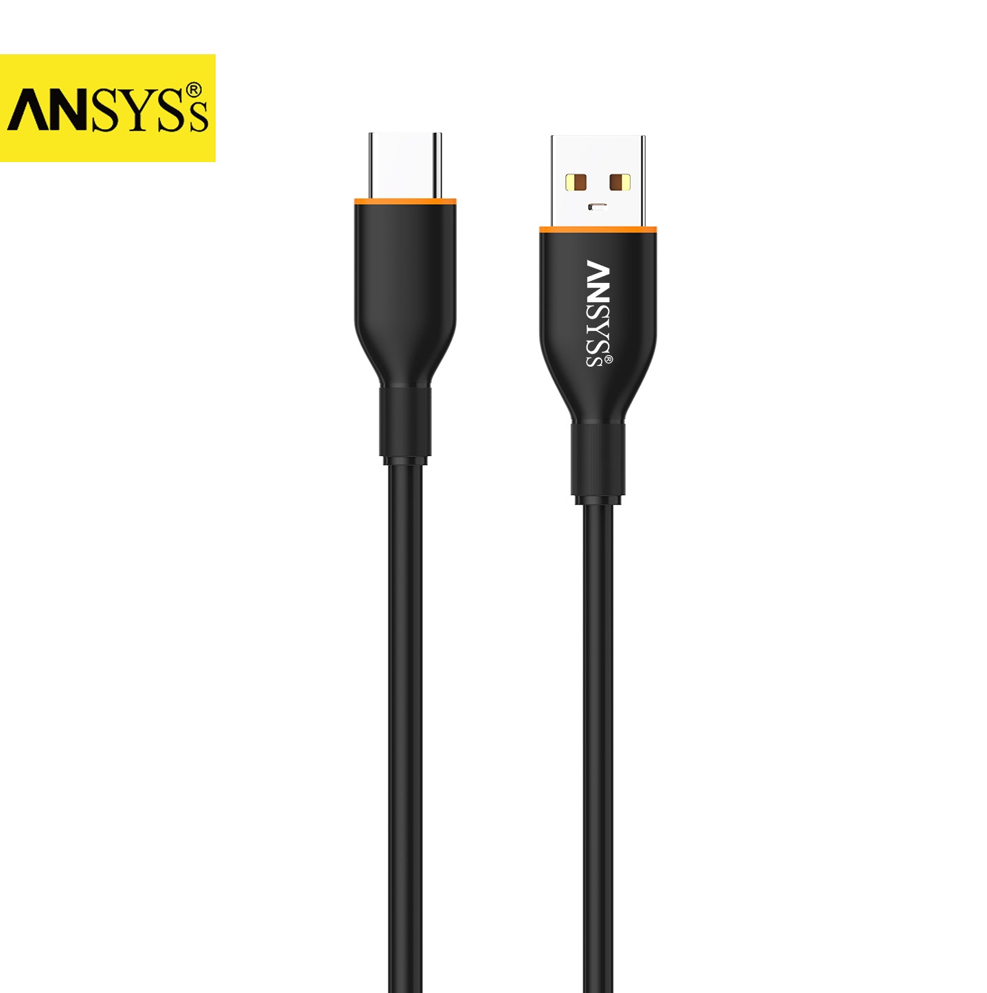 Type-C Cable CA-06TB Black 2.4A 45W 1M