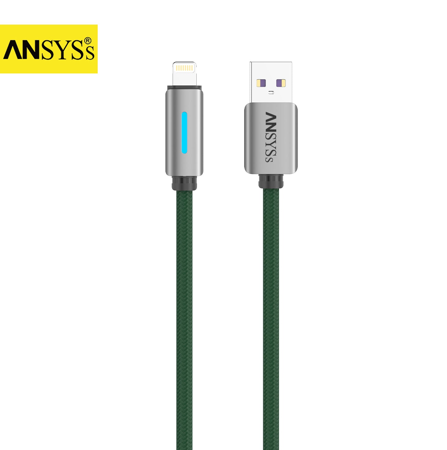 Lightning Cable CA-07LGR Green 3.1A 27W 1M