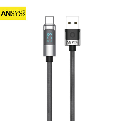Type C Cable CA-08TB Black 60W 1M