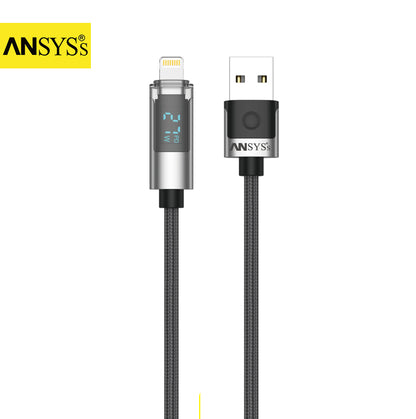 Lightning Cable CA-08LB Black 27W 1M