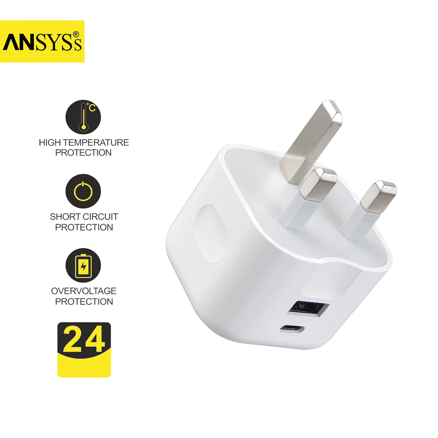 Fast Charging Adapter PD + USB MC-31
