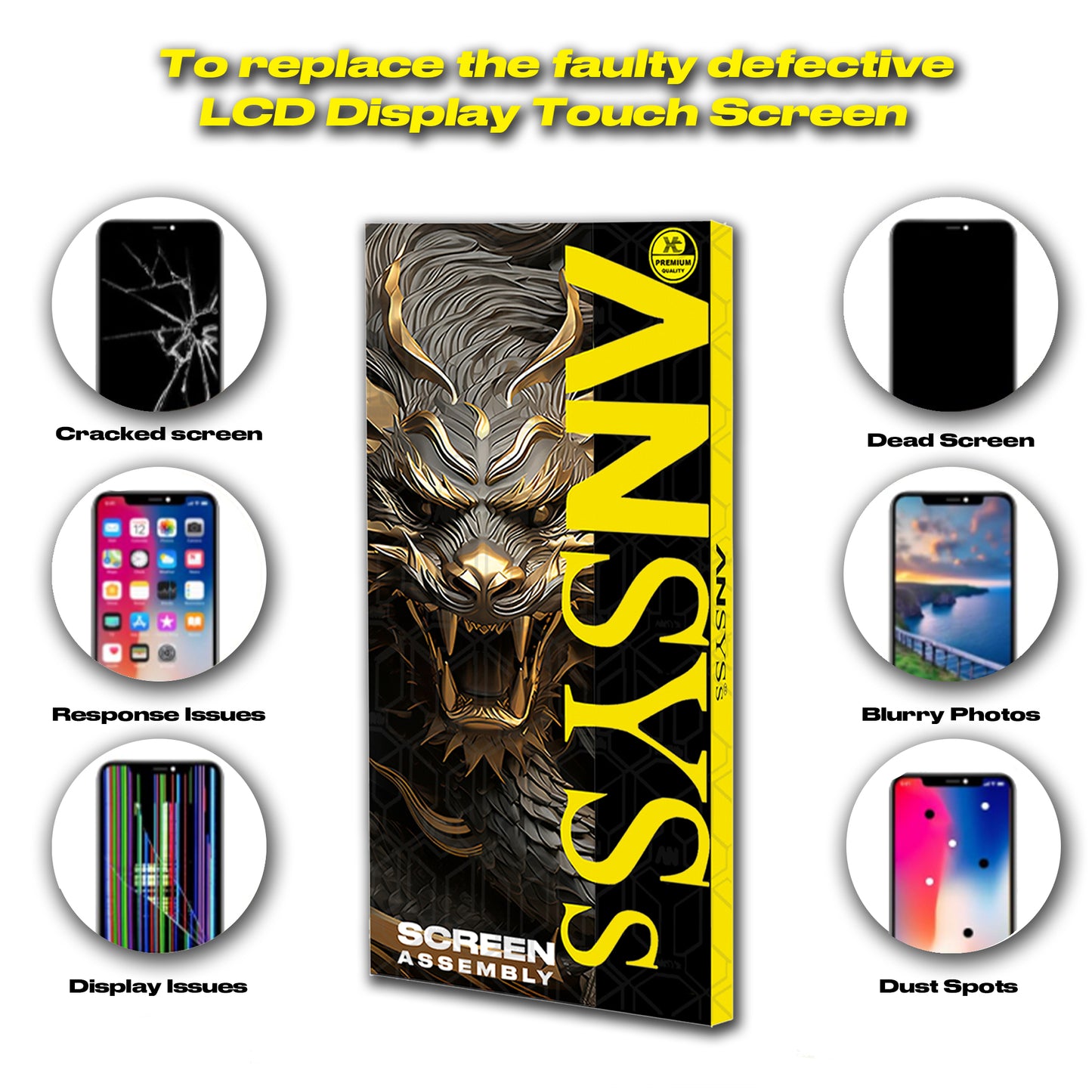iPhone 16 Series Screen Assembly LCD Aplus+ Quality